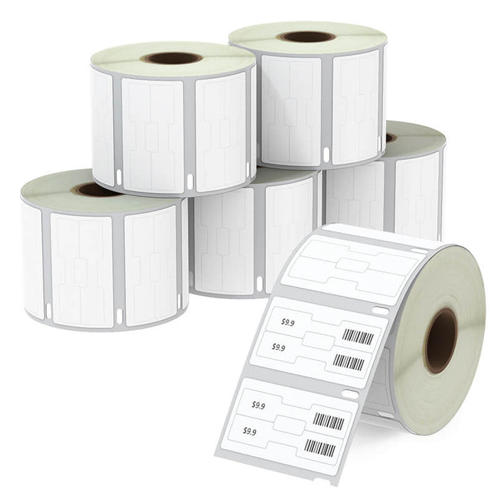 Betckey Dymo 30299 Jewelry/Price Tag 2-up Barbell Replacement Labels 3/8" x 3/4"