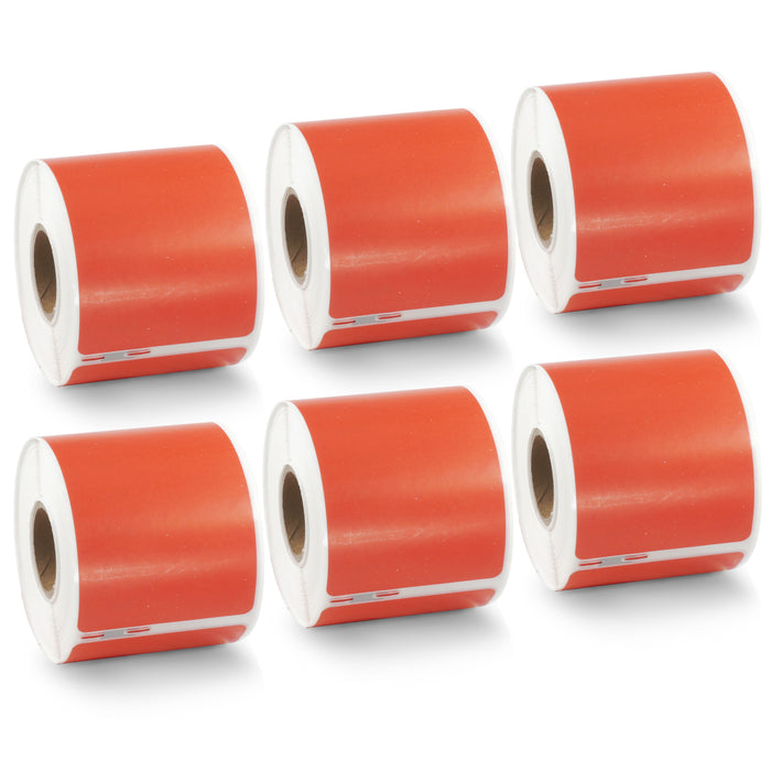 Dymo 30323 Compatible Shipping Name Badge Color Labels 2-1/8" x 4”