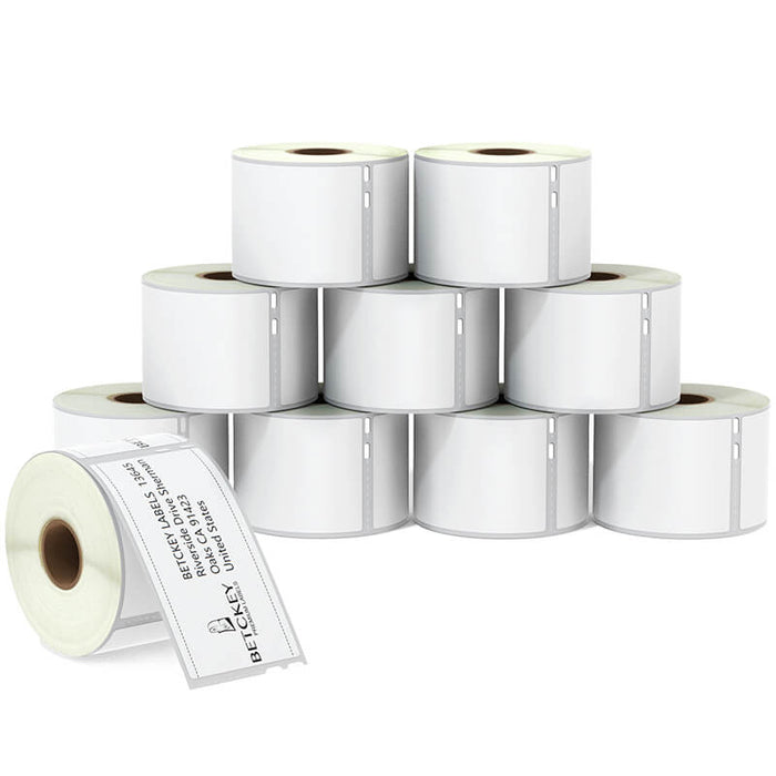 Betckey Dymo 30323 Shipping Labels Name Badge Labels 2-1/8" x 4"
