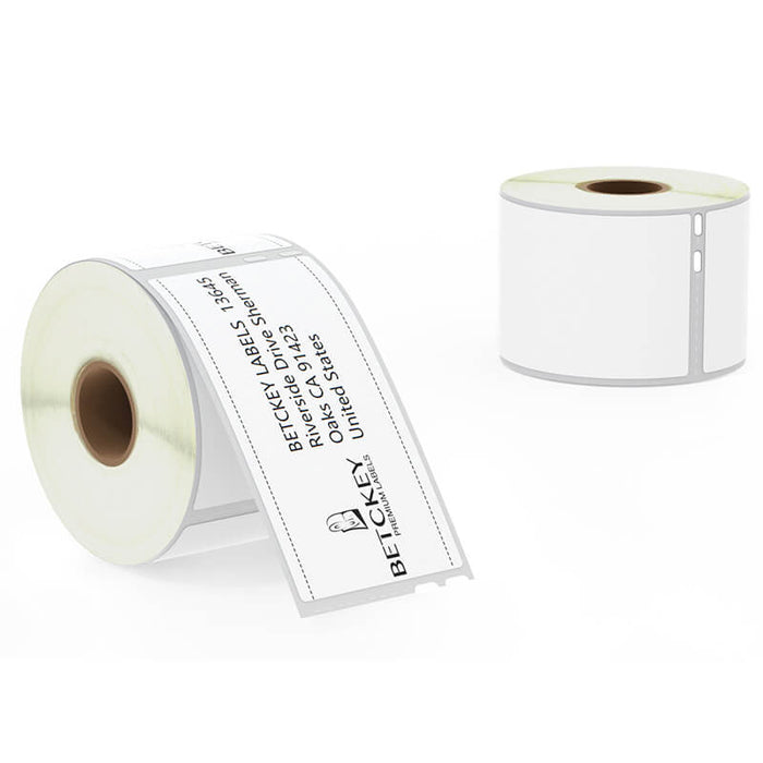 Betckey Dymo 30323 Shipping Labels Name Badge Labels 2-1/8" x 4"