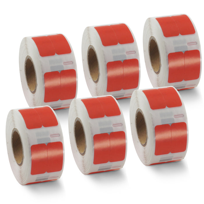 Dymo 30333 Compatible Extra Small 2-Up Color Labels 1/2" x 1"