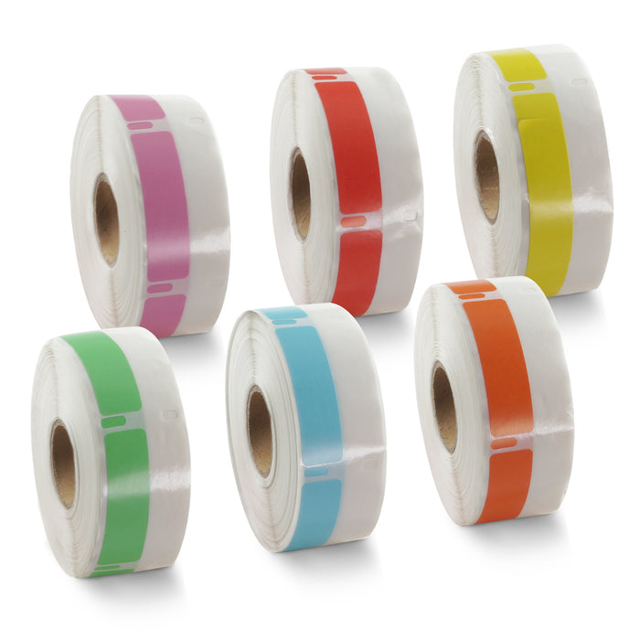 Dymo 30346 Compatible Library Barcode Color Labels 1/2" x 1-7/8"