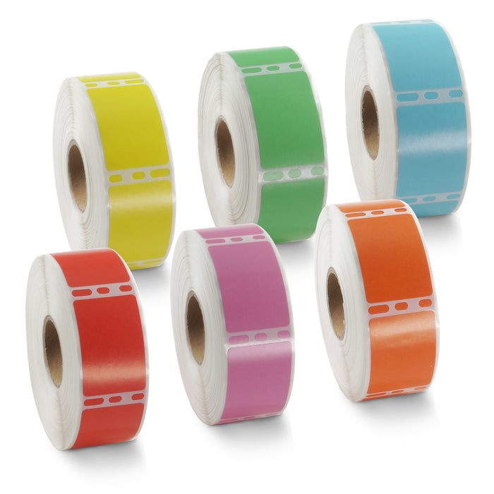 Dymo 30347 Compatible Book Spine Color Labels 1" x 1-1/2"