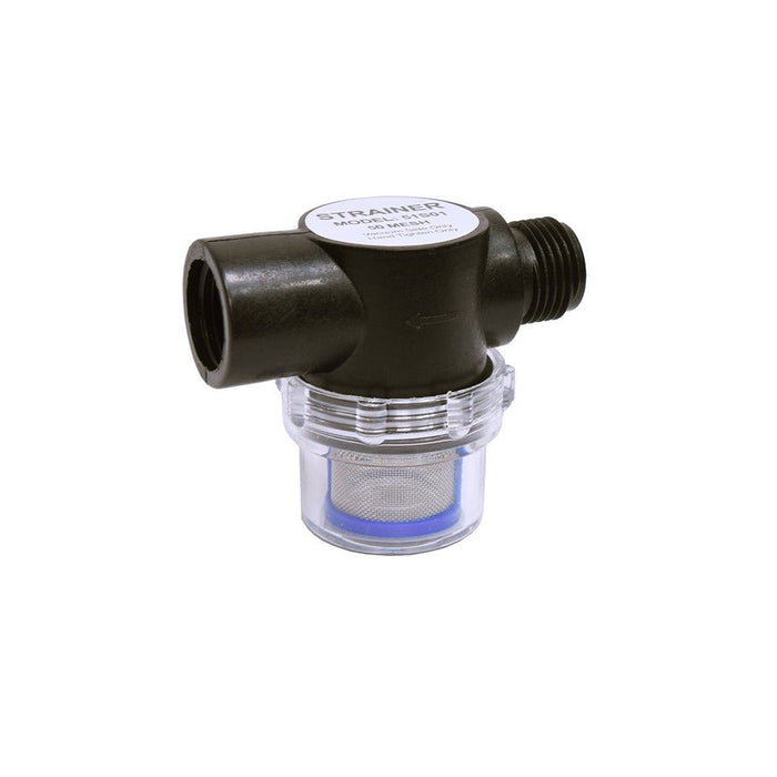 EccoFlo Triplex Diaphragm 12V Water Pump and Strainer