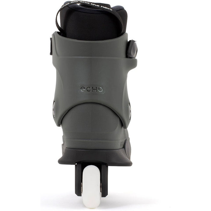 Echo Verve Aggressive Skates Graphite rear view