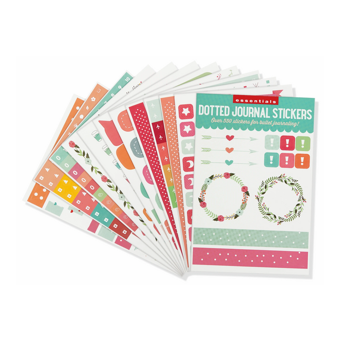 Atlas Stationers - ESSENTIALS DOTTED JOURNAL PLANNER STICKERS - Stickers