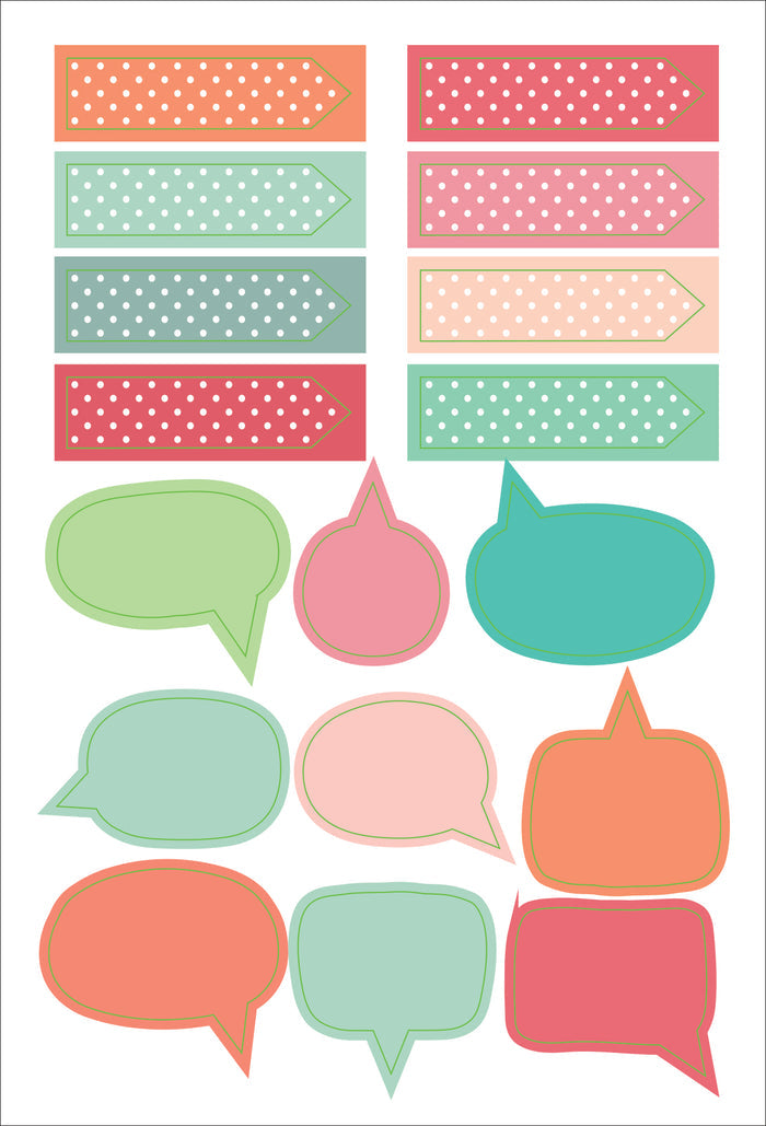 Atlas Stationers - ESSENTIALS DOTTED JOURNAL PLANNER STICKERS - Stickers - Image 2