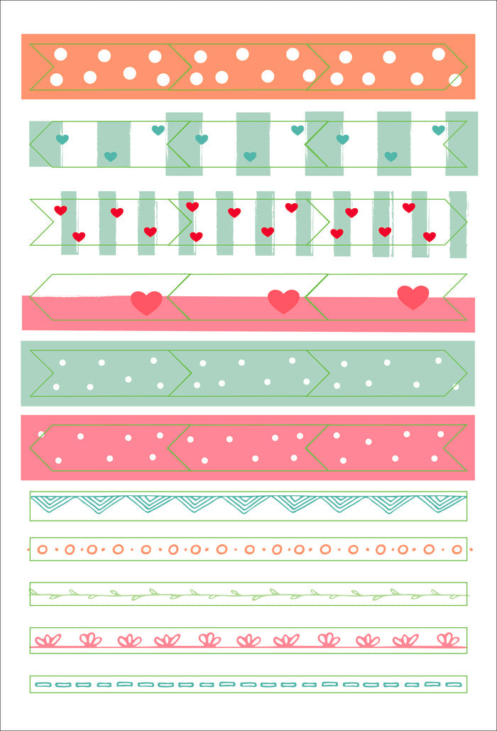 Atlas Stationers - ESSENTIALS DOTTED JOURNAL PLANNER STICKERS - Stickers - Image 7