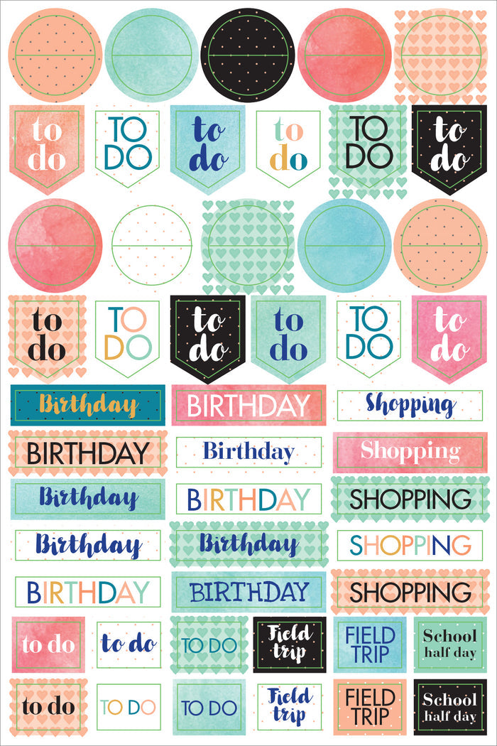 Atlas Stationers - ESSENTIALS MOM'S PLANNER STICKERS - Stickers - Image 6