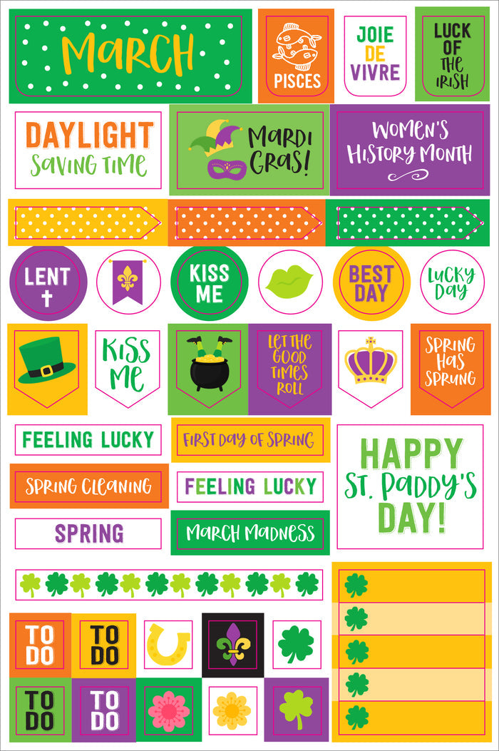 Atlas Stationers - Essentials Monthly Planner Stickers - Stickers - Image 2