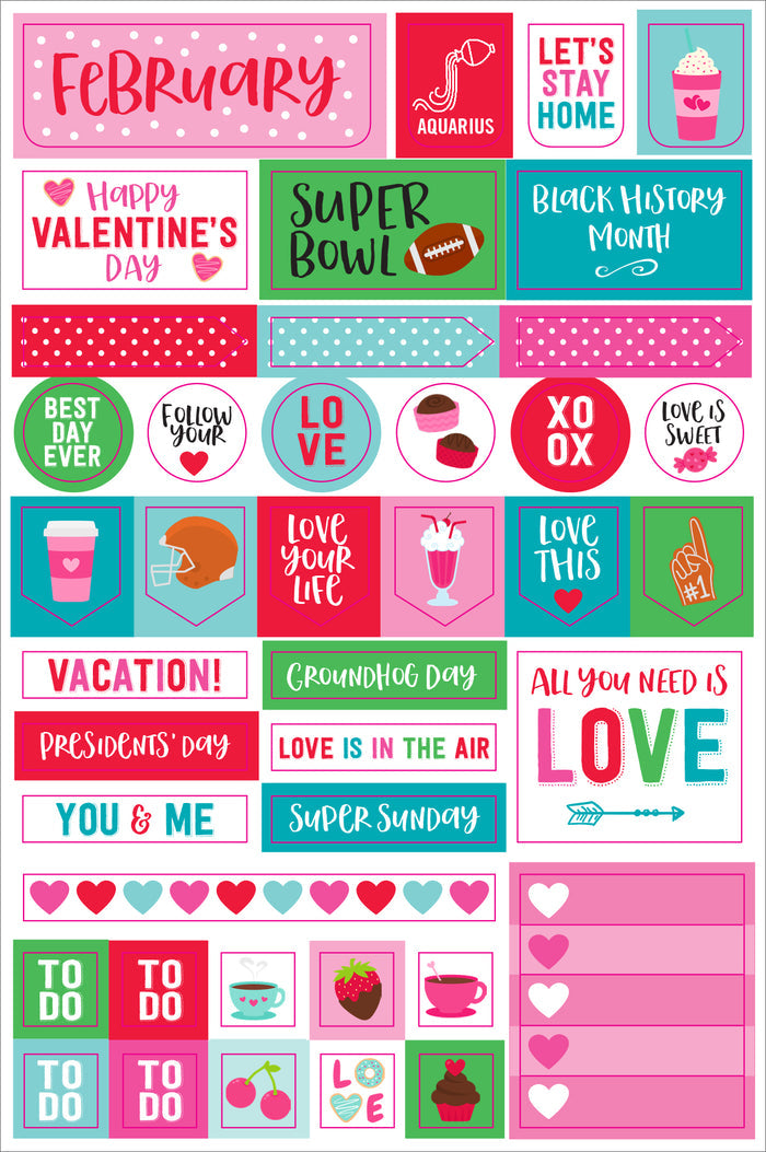 Atlas Stationers - Essentials Monthly Planner Stickers - Stickers - Image 3