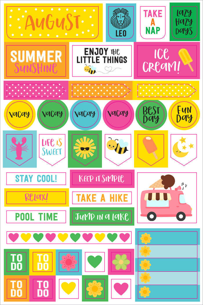 Atlas Stationers - Essentials Monthly Planner Stickers - Stickers - Image 5
