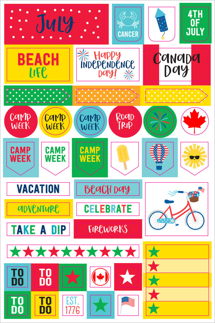 Atlas Stationers - Essentials Monthly Planner Stickers - Stickers - Image 6
