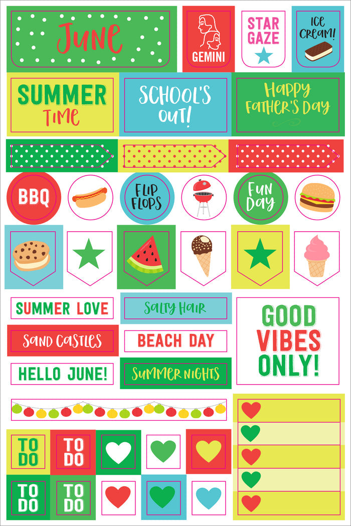 Atlas Stationers - Essentials Monthly Planner Stickers - Stickers - Image 7