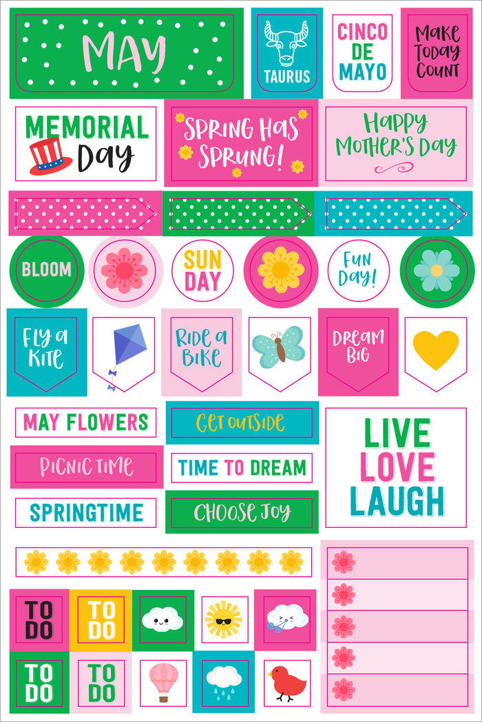 Atlas Stationers - Essentials Monthly Planner Stickers - Stickers - Image 8