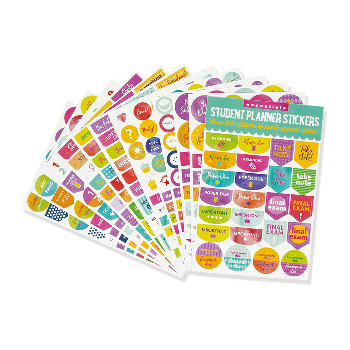 Atlas Stationers - ESSENTIALS STUDENT PLANNER STICKERS - Stickers