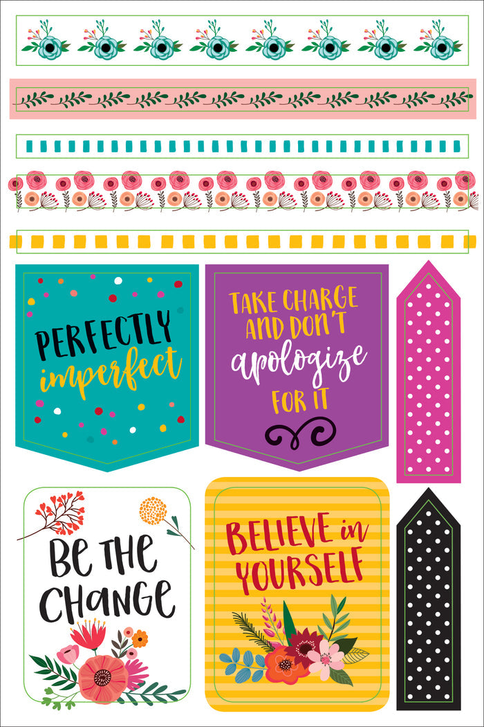 Atlas Stationers - ESSENTIALS WAKE UP, KICK ASS, REPEAT. PLANNER STICKERS - Stickers - Image 2