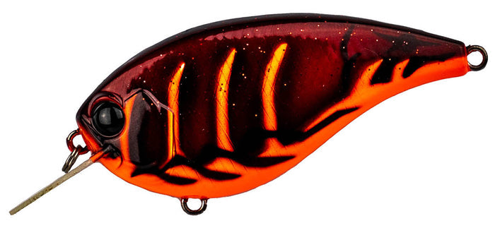 Evergreen International Flat Force 4 Flat-Sided Shallow Diving Crankbait Fire Mudbug