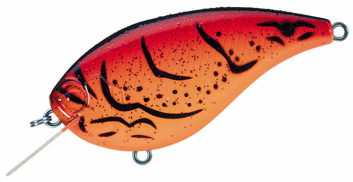 Evergreen International Flat Force 4 Flat-Sided Shallow Diving Crankbait - Fire Craw