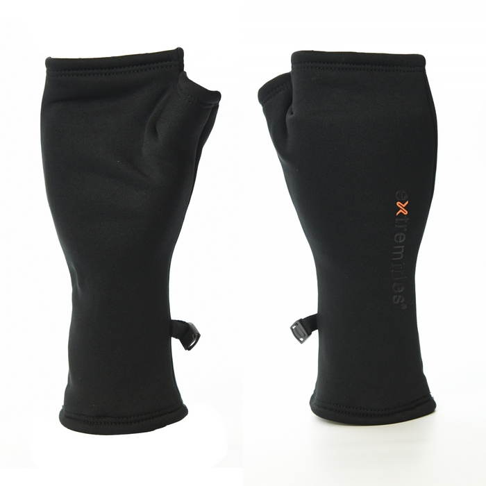 Extremities New Power Stretch Warm Wrist Gaiters - Black