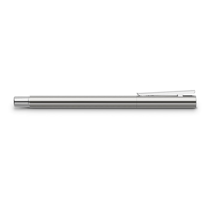 Faber-Castell Neo Slim Fountain Pen - Polished Stainless Steel | Atlas Stationers.
