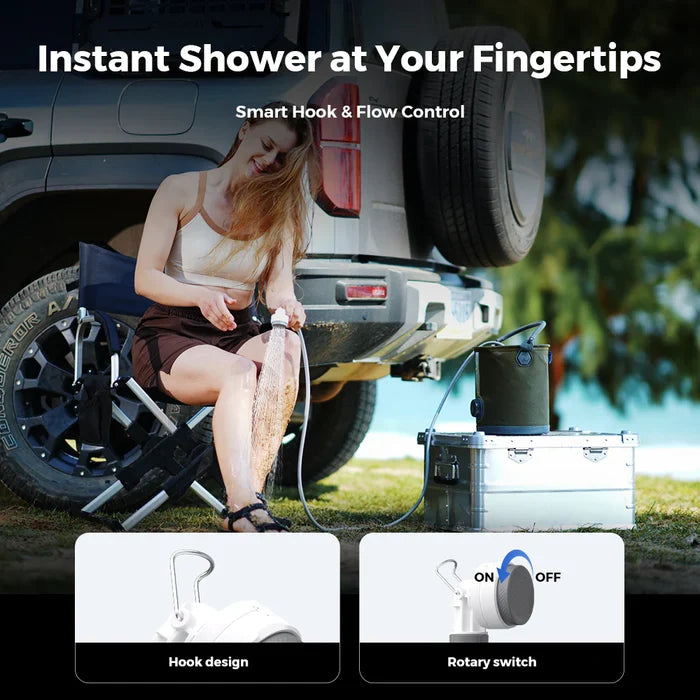 Flextail Tiny Shower - World's Smallest Instant Portable Powerful Shower