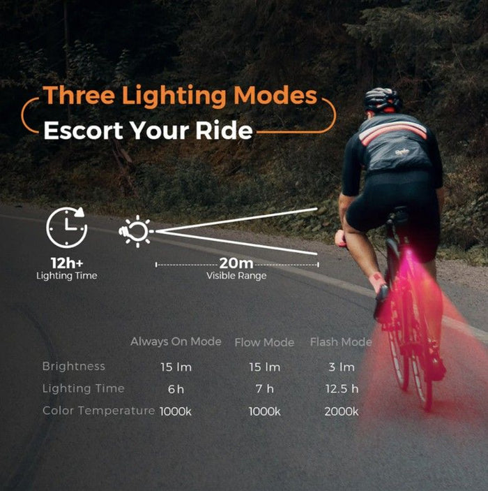 Flextail Tiny Tyre Pump ACS and Tail Light