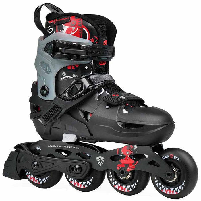 Flying Eagle L6 Lumos Black Kids Skates - Inlinex
