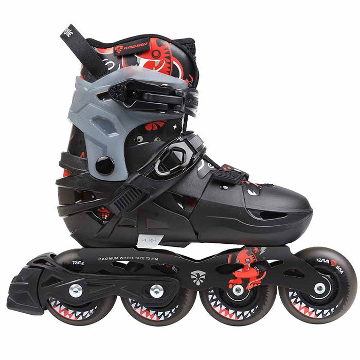 Flying Eagle L6 Lumos Black Kids Skates - Inlinex