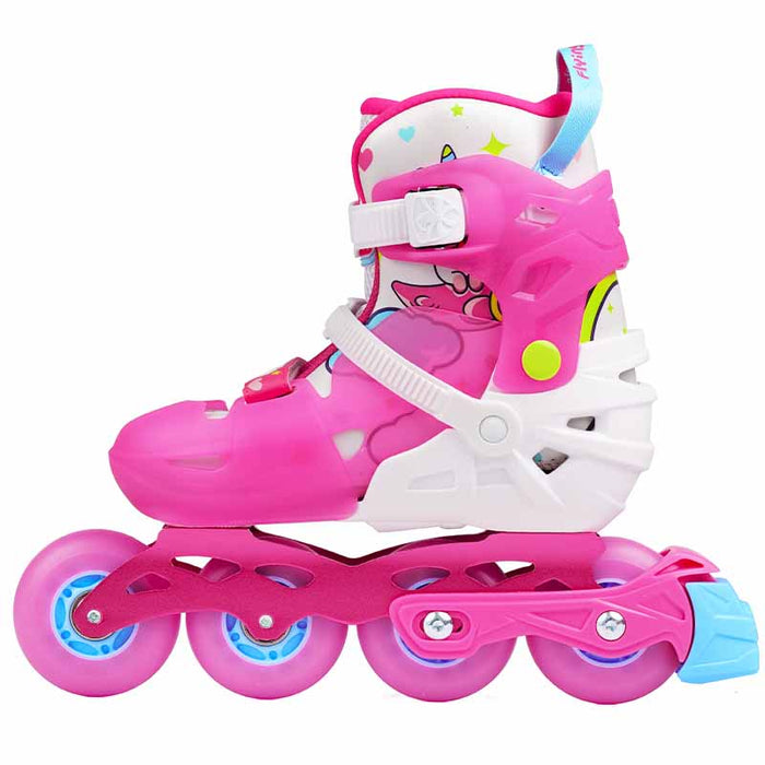 Flying Eagle L6 Lumos Pink Kids Skates - Inlinex