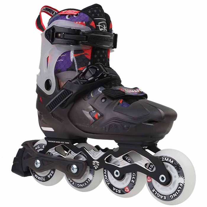 Flying Eagle L8 Lumafly Black Kids Skates - Inlinex