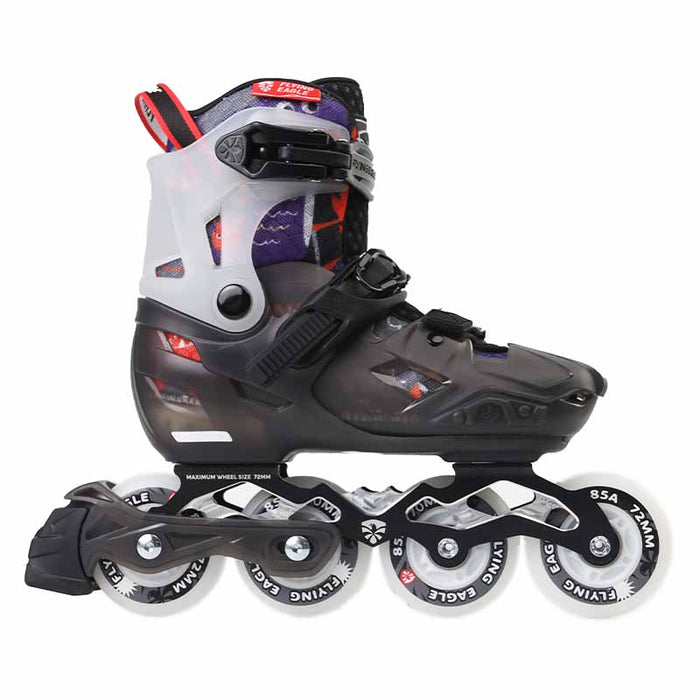 Flying Eagle L8 Lumafly Black Kids Skates - Inlinex