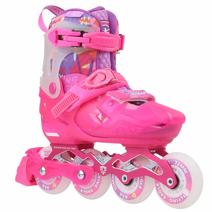 Flying Eagle L8 Lumafly Pink Kids Skates - Inlinex