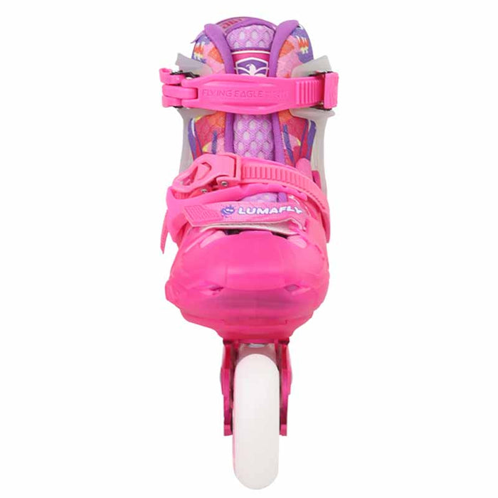 Flying Eagle L8 Lumafly Pink Kids Skates - Inlinex