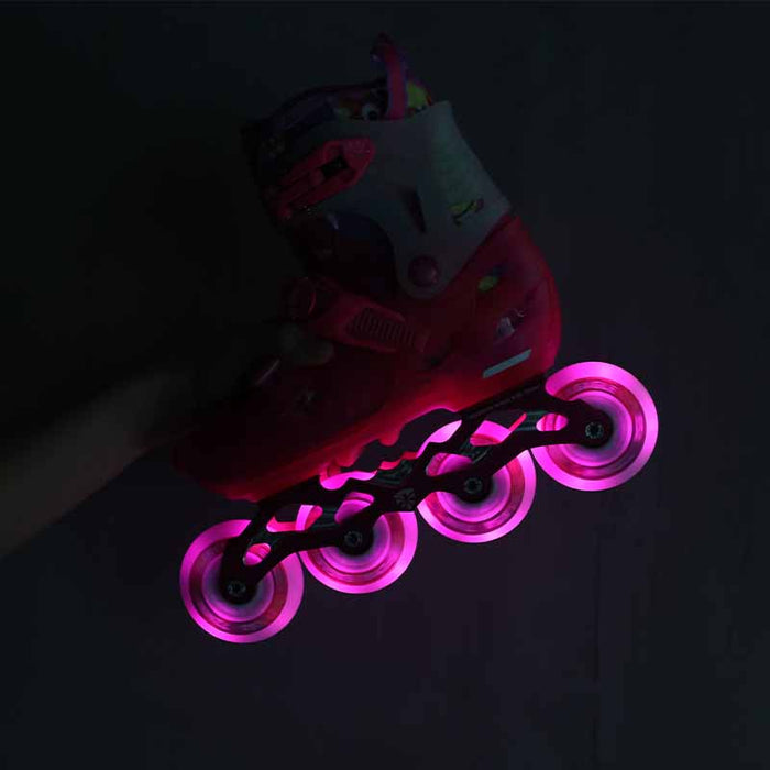 Flying Eagle L8 Lumafly Pink Kids Skates - Inlinex