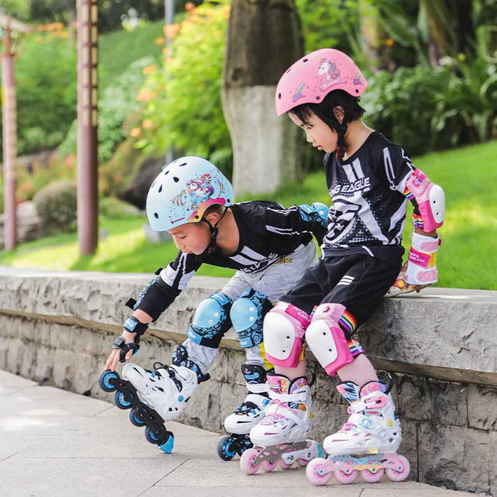Flying Eagle ND Nadia Blue Kids Skates - Inlinex