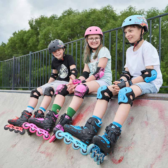 Flying Eagle S9 Dynamo Pink Kids Skates - Inlinex