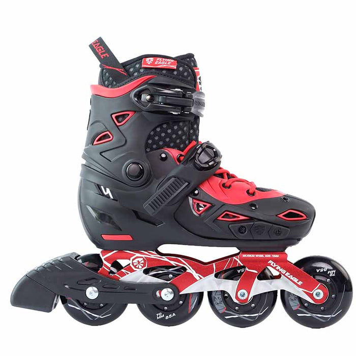 Flying Eagle S9 Dynamo Red Kids Skates - Inlinex