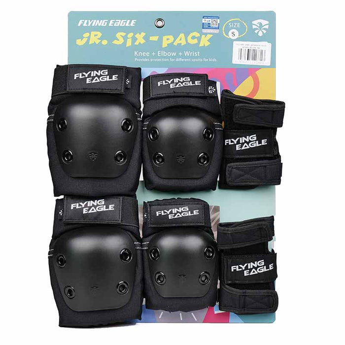 Flying Eagle Valiant Jr Black Gear Protective Set - Inlinex