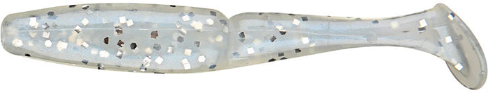 Gambler TZ Swimmer Paddle Tail Swimbait - 3 Inch - Blue Pearl Silver