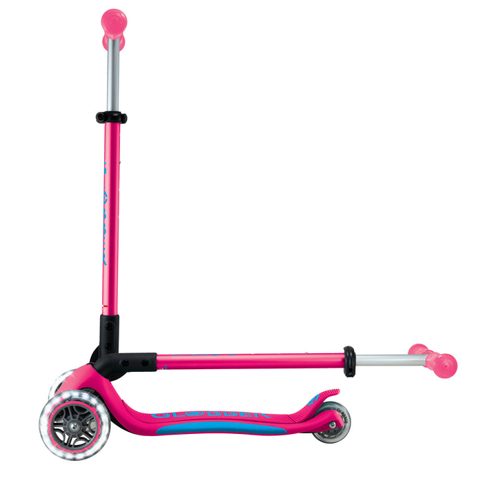 Globber Primo Foldable Plus Lights Kids Scooter - Inlinex