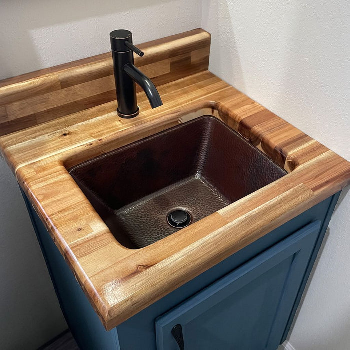 Hawking Dual Flex Bathroom Sink in Aged Copper