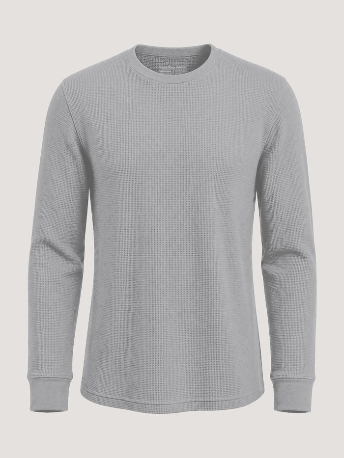 Heather Grey Waffle Thermal