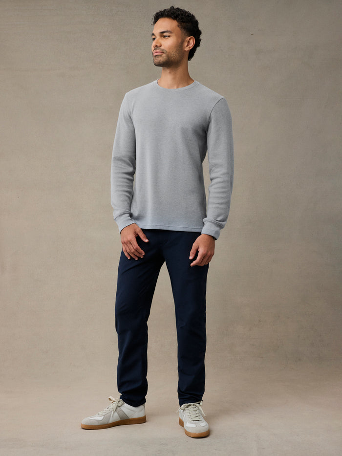 Heather Grey Waffle Thermal