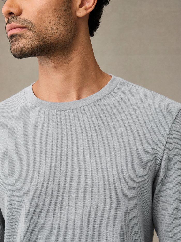 Heather Grey Waffle Thermal