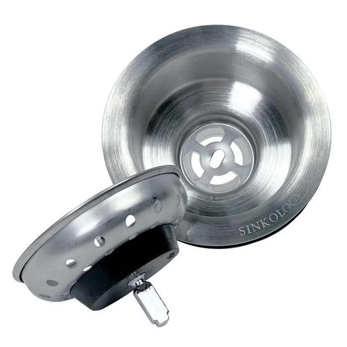 Heavy Duty 3.5″ Basket Strainer Drain with Post Style Basket