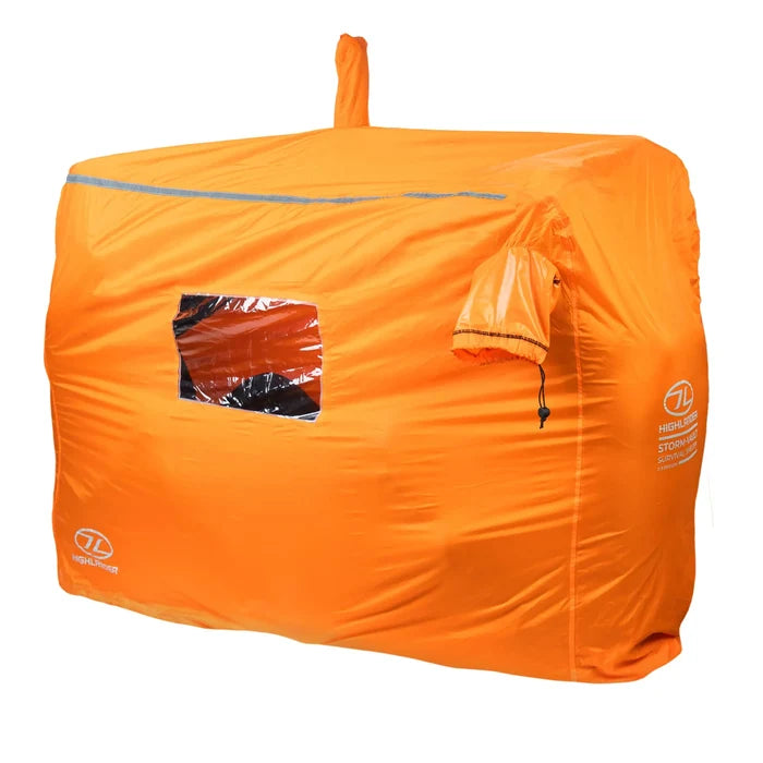 Highlander 2-3 Person Storm Vault Survival Shelter - Orange
