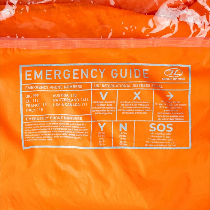 Highlander 2-3 Person Storm Vault Survival Shelter - Orange