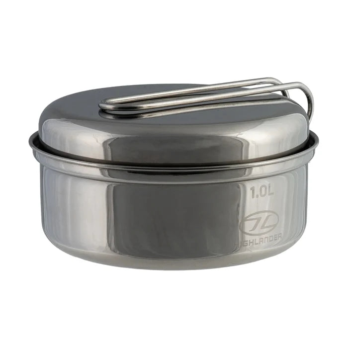 Highlander Billy 1.0 Litre Camping Pot Set