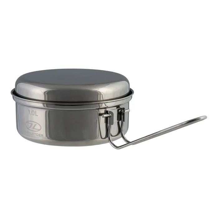 Highlander Billy 1.0 Litre Camping Pot Set